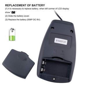 Luxmeter Digital Illuminance Light <span class=keywords><strong>Meter</strong></span> Digital, Luxmeter dengan Layar LCD 0-50,000 Rentang <span class=keywords><strong>Lux</strong></span> (dengan Baterai 9V) LX-1010B - Product Image 6