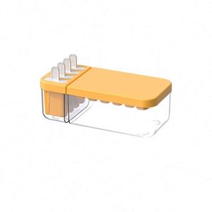 BPA Free Ice Cube Tray Mold Silicone Ice Cube Tray Box Ice Cream Box Container for Chilling Drinks <b>Coffee</b> Juice - Product Image 1