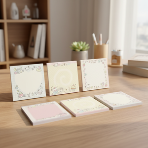 50 feuilles de blocs-notes autocollants mignons Kawaii en forme de chiot pour liste de choses à faire, journal, notes, bricolage, cadeau, <span class=keywords><strong>papeterie</strong></span> - Product Image 1