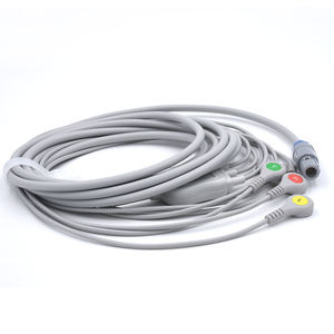 Ge Levendige Eendelige 3-Lead Ecg Kabel Met Snap Iec Ce Gecertificeerde Kabel Ecg - Product Image 1