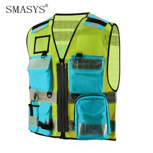 <span class=keywords><strong>ANSI107</strong></span>-سترة أمان ، عاكس متعدد الجيوب ، ملابس, سترة أمان ، تقنية Hi-Viz - Product Image 2