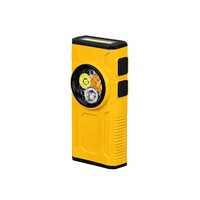 Nouvelle lampe torche LED transfrontalière ultra-lumineuse à clip magnétique rechargeable avec double source lumineuse et fonction d'avertissement pour la réparation automobile