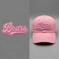Patchs brodés personnalisés 3D à coudre ou thermocollants pour vêtements, badges brodés, lettres, logos brodés pour vêtements et chapeaux