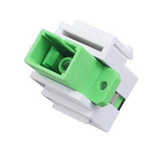 Coupleur Keystone Simplex Femelle-Femelle SC/APC pour Plaques Murales, <span class=keywords><strong>Adaptateur</strong></span> Fibre <span class=keywords><strong>Optique</strong></span>, Panneaux de Raccordement, Boîtiers de Montage en Surface - Product Image 2