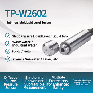 Sensor de Nivel de Agua Tipo Inserto Toprie, Detector de Nivel de Líquido 4-20mA, Sensor 0-5V - Product Image 2