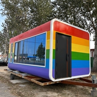 Maisonnette portable écologique conforme aux normes ISO CE, maisonnette en bois de style Apple, petite maison préfabriquée pour la vie en plein air, maison d'hôtes