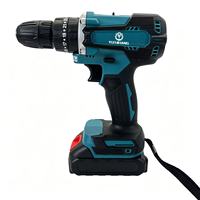Kit de Taladro Eléctrico sin Escobillas de 21V de Alta Calidad, Adecuado para Trabajos de Mantenimiento y Decoración.