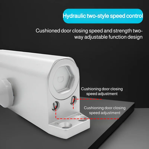 Ferme-porte automatique pour porte coulissante domestique, dispositif de tampon hydraulique, ferme-porte coupe-feu, artefact - Product Image 5