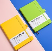 Carnets A5 en cuir pour l'école Journal couverture rigide avec logo personnalisé de luxe en gros