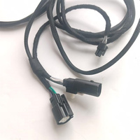 Kabel Fleksibel Tinggi Berisolasi PVC Tembaga Sensor Oksigen Selubung Anyaman Molex Kabel Kustom untuk Kelistrikan Mobil