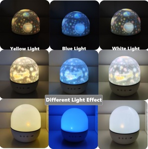 Cuộc sống đầy màu sắc AAA pin Kid phòng trang trí nội thất RGB Giấc Mơ mặt trăng sao Đèn chủ bầu trời đầy sao Mini ánh sáng ban đêm trẻ em chiếu - Product Image 3