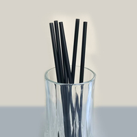 Displast Tumbler Colorful 2mm Machine Jetable Intéressant Pack Trois Verres Papier Change Potable Boba Set de Pailles