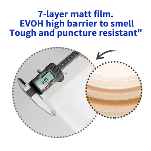Sistema de Colostomía y Urostomía Seymoon 1759 de 2 Piezas, Brida de 60 mm, Estéril, Certificado CE Clase I, Película Transparente EVOH - Product Image 3