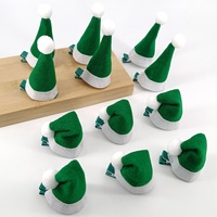 Lot de 4 pinces à cheveux décoratives en forme de petit chapeau de Noël pour femmes et filles, accessoires capillaires pour le jour de Noël