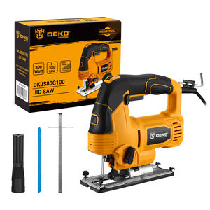 Sierra Caladora Profesional DEKO DKJS80G100 de 800W, Herramienta Eléctrica de Corte de 3000spm, Sierra Circular Eléctrica con Luz Láser y LED - Product Image 4