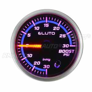 Medidor de Presión de Turbo Universal para Automóvil, -1~2 BAR/-30~30 PSI, 2'' 52mm, 7 Colores LED, 12V, Indicador de Presión de Turbo - Product Image 2