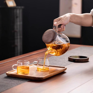 中国ガラスティーポットセットインフューザーティーケトル付きコーヒー & ティーセット4カップ入り - Product Image 5