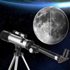 Lichtgewicht astronomische refractor telescoop met statief en zoekkijker voor kinderen en beginners - Product Image 2