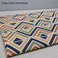 Tissu en toile 100% polyester imprimé, 300 GSM, 150 cm de large, tissé, pour sacs de plage et pochettes