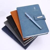 Nouveau modèle A 5 Agenda imprimé et personnalisé Agenda en cuir PU à couverture rigide Carnet de notes en similicuir personnalisé