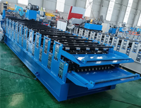 Línea de Producción de Láminas para Techos de Acero Galvanizado Automática con Control PLC, Máquina de Fabricación de Láminas para Techos