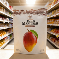 Hoogwaardige Doypack Stand-up Pouch op maat gemaakte matte hersluitbare ritssluitingszak voor gedroogde mango fruit snack, suikerarm, bulkverpakking
