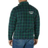 OEM Conception Personnalisée Logo Brodé Coupe-Vent Chaud De Grande Taille Manteau Uniforme Microfibre Polaire Hommes Veste Polaire