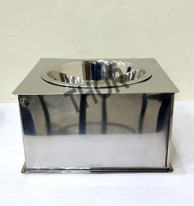 Dog Pet Feeding Stainless Steel Food Bowl Pet <b>Feeder</b> Dog & <b>Cat</b> Bowl Stainless Steel Food and Water Bowls for Large Dogs and <b>Cats</b> - Product Image 4