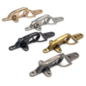 HPD Logo personalizzato oro di lusso in lega di metallo resistente per aerei gancio <span class=keywords><strong>a</strong></span> <span class=keywords><strong>scatto</strong></span> fibbia per cintura per indumento giacca scarpe - Product Image 5