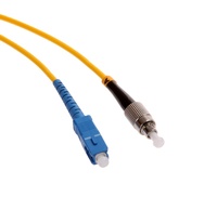 Kabel Patch Fiber Optik Single Mode 2 Core dengan Ferrule Keramik Profesional untuk Kabel Data Center