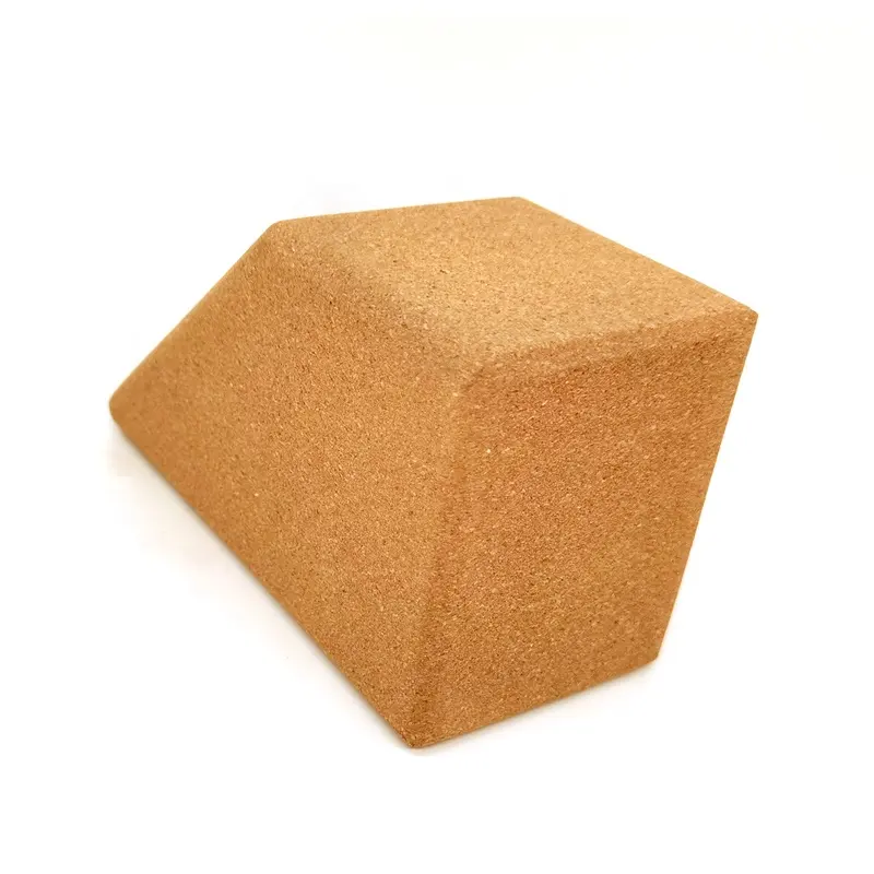 Hochwertige Herstellung bieten rutsch feste Cork Yoga Block Trapez Kork blöcke Custom Size Brick für Yoga Block