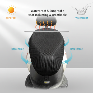 Coprisedile universale in rete per tutte le stagioni per e-bike e moto, resistente al sole, impermeabile e termoisolante - Product Image 5
