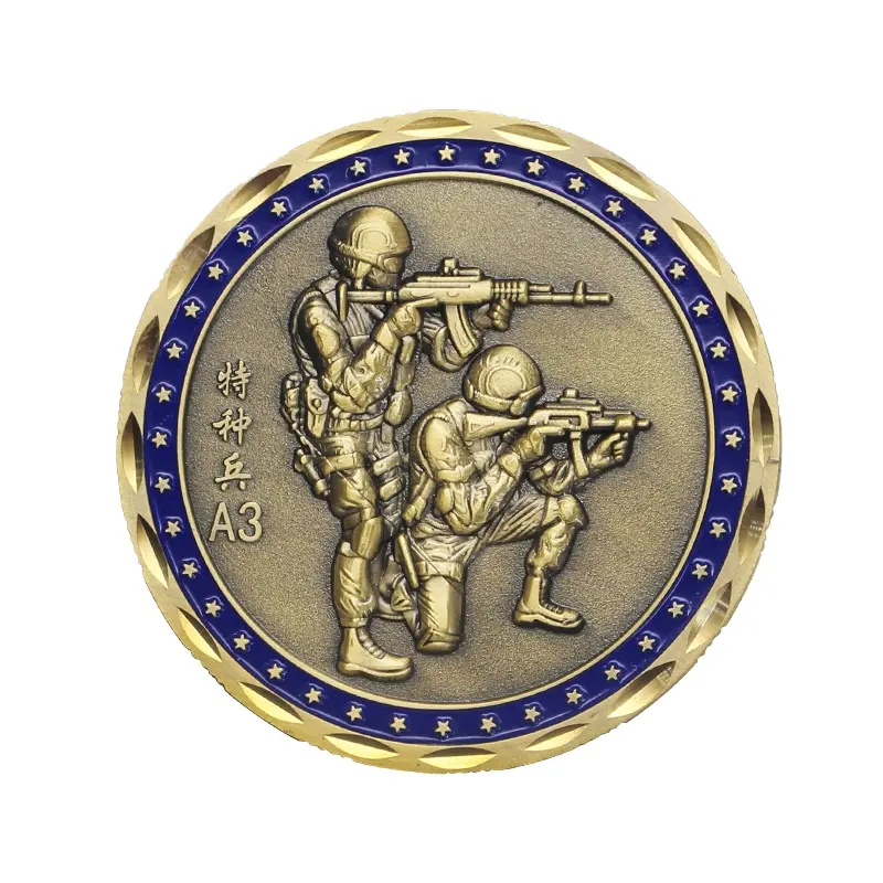 LatestデザインArmorのGod Challenge Coin Commemorative 2D/3D Collectionコイン