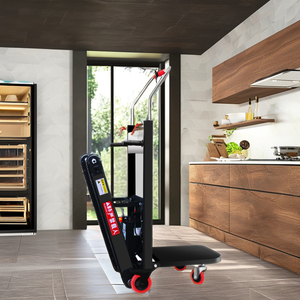 Carrello Elettrico Saliscale per Trasporto, Macchina Saliscale Manuale Tipo Muletto - Product Image 6
