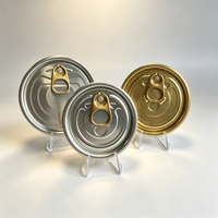 Couvercles en aluminium à ouverture facile pour vente en gros, 65,3 mm, 72,9 mm, 98,9 mm, qualité alimentaire, résistants aux hautes températures, pour canettes PET et canettes en aluminium