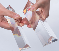 Pièces de rechange en verre de lustre en cristal bricolage
