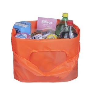 Bolsa de Compras Plegable de Nailon Reutilizable Personalizada al por Mayor, Bolsa de Mano Plegable de Poliéster Ecológica - Product Image 4