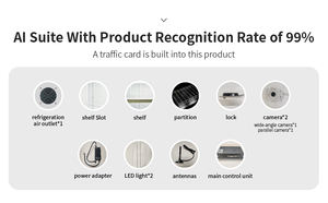 Haha Vending USプラグSDK複数支払い自動スナックドリンクコンボスマート小売AI自動販売機620 MAX Wi-Fi/4G - Product Image 3