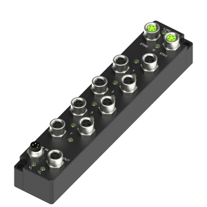 Module réseau M12 4 Class Code PNP NPN IP67, 16 entrées/sorties numériques, PC industriel Profinet Ethercat LVDS IO-Link - Product Image 1