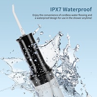 Haute qualité IPX7 étanche pour irrigateur Oral Airflosser fil dentaire brosse à dents eau Flosser