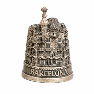 Recuerdo de la Catedral de <span class=keywords><strong>Barcelona</strong></span>, España, Modelo Decorativo de Aleación de Zinc con Tema Grabado, para Regalos, Artesanía Metálica al por Mayor - Product Image 1
