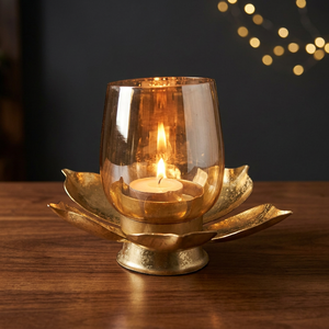 Lotus Votives Metal Iron Candle Holder Christmas Home Decoration <b>Candlestick</b> Holders High Quality Handmade Fancy Candle Mold - Product Image 5