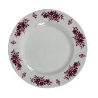Assiette en céramique pastoral sous glaçure, modèle CS020, pour la maison, desserts et petits-déjeuners occidentaux