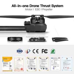 Công suất cao UAV động cơ X13 hobbywing 14S 18S lớn điện DC động cơ không chổi than 45kv 60kv 13825 hobbywing X13 động cơ hệ thống điện - Product Image 3