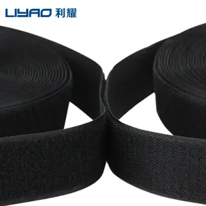 Manufacture Polyester Hook And Loop Tape Material Tape China Factory Customized Low Price