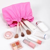 Sacs et étuis de rangement cosmétiques en PU écologiques personnalisés, avec impression de logo sur mesure, imperméables et portables pour adolescents