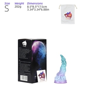Silicone <b>Dildo</b> Curved Penetration Anal Tool Sexy Gadgets G-Spot Stimulator Monster Dragon Butt Plug Women Vaginal Massage - Product Image 5