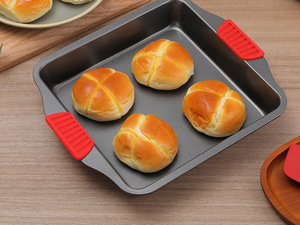 <span class=keywords><strong>Plaque</strong></span> <span class=keywords><strong>de</strong></span> cuisson rectangulaire anti-brûlure à double poignée, bords profonds, anti-fuite, résistante à l'huile, antiadhésive <span class=keywords><strong>pour</strong></span> <span class=keywords><strong>four</strong></span> - Product Image 6