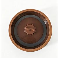 Bocal de rangement en verre pour cuisine, hermétique avec couvercle en bois, pot en verre transparent pour aliments secs, feuilles de thé, grains de café, personnalisable