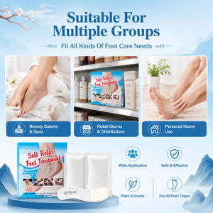Patchs Apaisants pour les Pieds aux Extraits Végétaux, Répare les Pieds Rugueux et Secs, Masque Hydratant pour les Pieds, Personnalisation OEM/ODM en Usine - Product Image 3